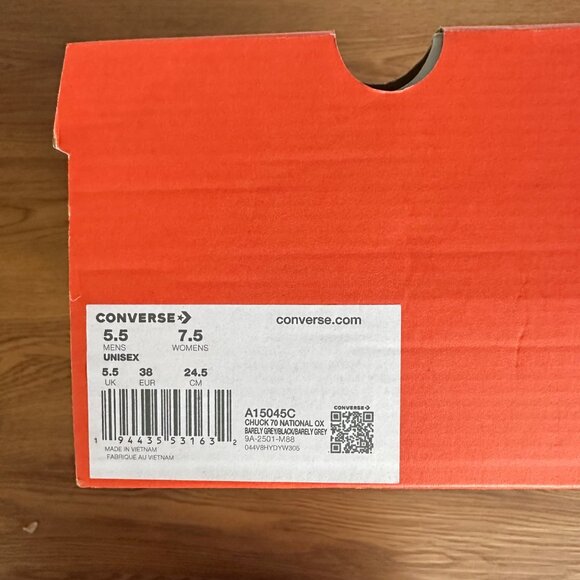 ⭐Converse Chuck 70 National Suede Snake Print Platform 7.5 Womens Shoes A15045C⭐ - Picture 13 of 14